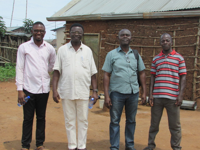 Our Team at Awonbrew Village for survey and Research finding (5)
